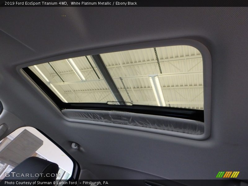 White Platinum Metallic / Ebony Black 2019 Ford EcoSport Titanium 4WD