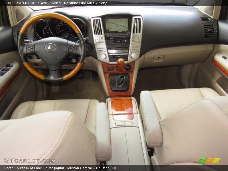 Neptune Blue Mica / Ivory 2007 Lexus RX 400h AWD Hybrid