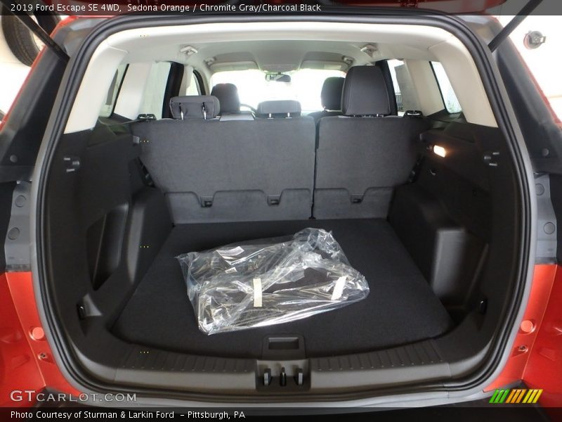 Sedona Orange / Chromite Gray/Charcoal Black 2019 Ford Escape SE 4WD