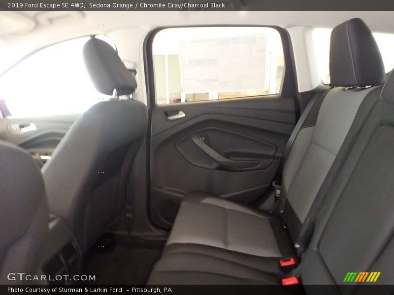 Sedona Orange / Chromite Gray/Charcoal Black 2019 Ford Escape SE 4WD