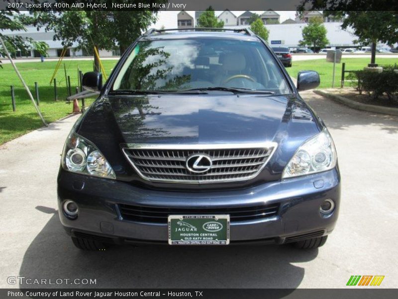 Neptune Blue Mica / Ivory 2007 Lexus RX 400h AWD Hybrid