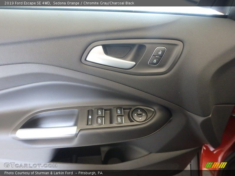 Sedona Orange / Chromite Gray/Charcoal Black 2019 Ford Escape SE 4WD