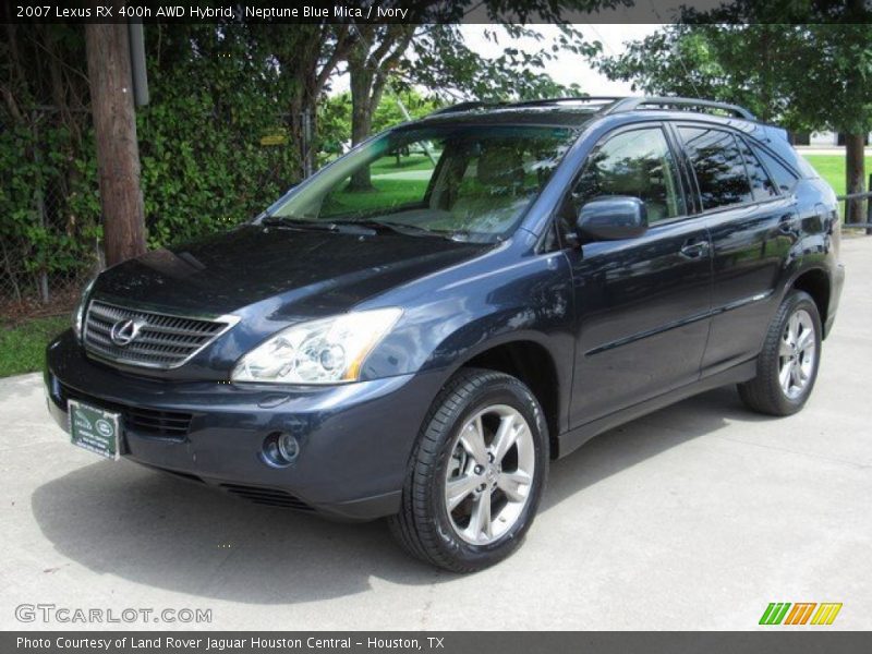 Neptune Blue Mica / Ivory 2007 Lexus RX 400h AWD Hybrid