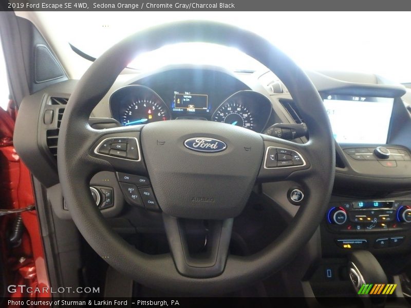 Sedona Orange / Chromite Gray/Charcoal Black 2019 Ford Escape SE 4WD