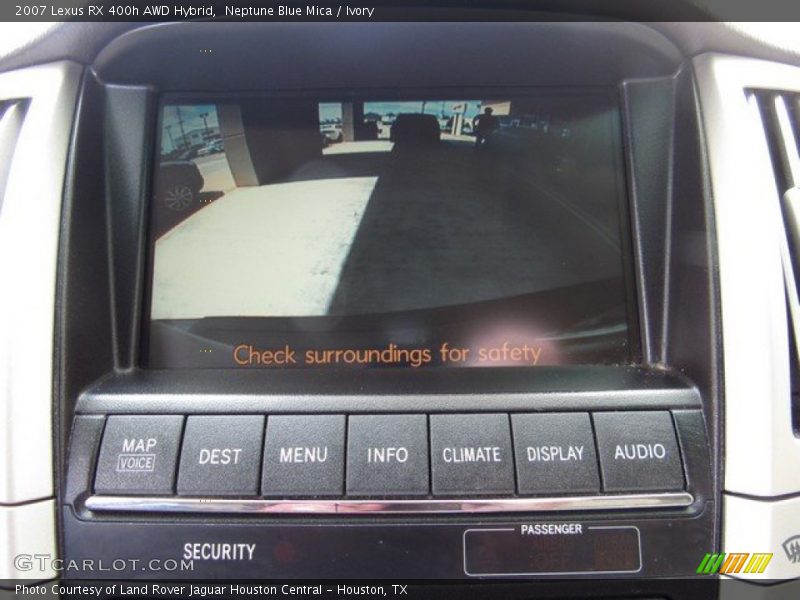 Neptune Blue Mica / Ivory 2007 Lexus RX 400h AWD Hybrid