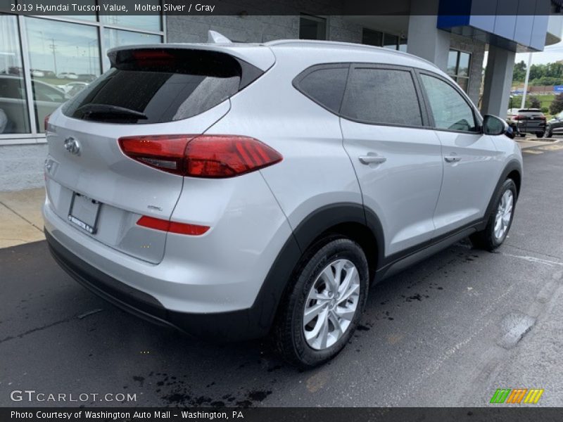 Molten Silver / Gray 2019 Hyundai Tucson Value