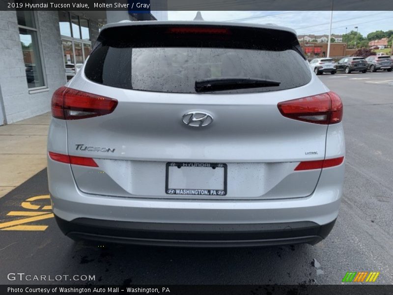 Molten Silver / Gray 2019 Hyundai Tucson Value