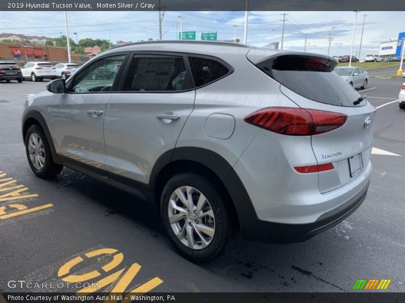Molten Silver / Gray 2019 Hyundai Tucson Value