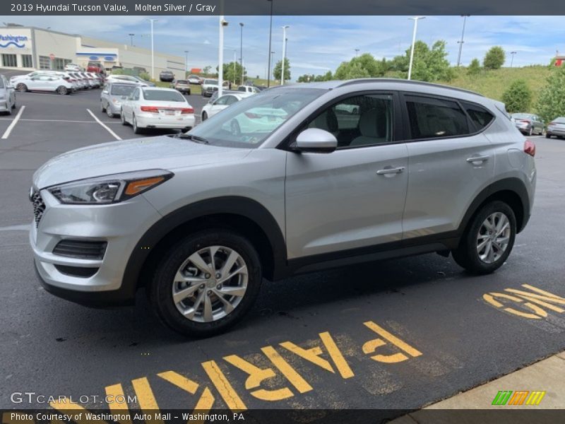 Molten Silver / Gray 2019 Hyundai Tucson Value