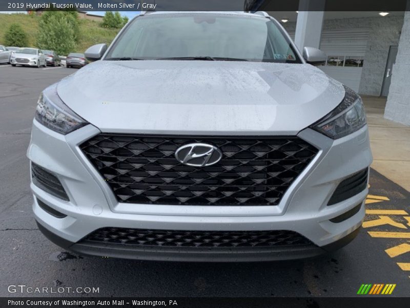 Molten Silver / Gray 2019 Hyundai Tucson Value