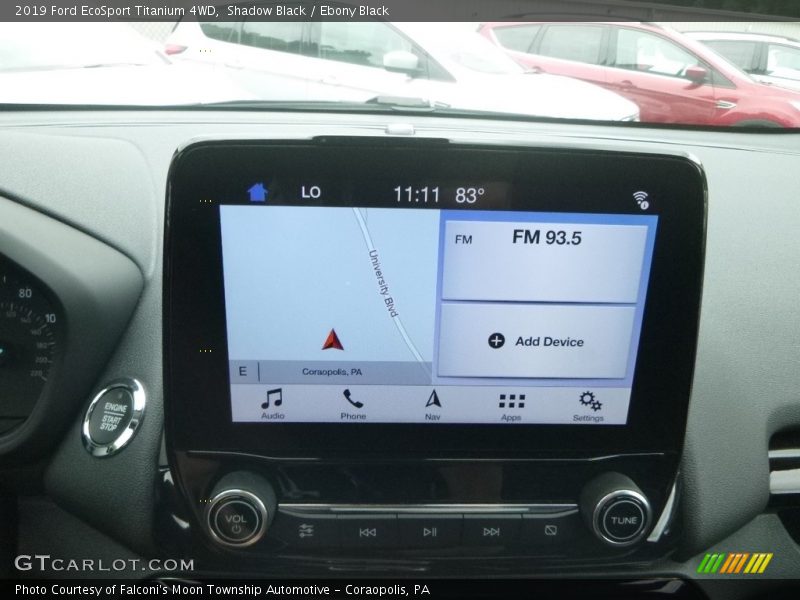 Shadow Black / Ebony Black 2019 Ford EcoSport Titanium 4WD