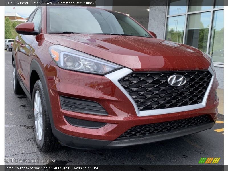Gemstone Red / Black 2019 Hyundai Tucson SE AWD