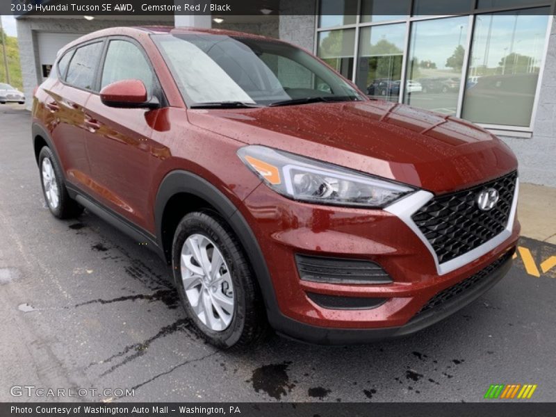Gemstone Red / Black 2019 Hyundai Tucson SE AWD