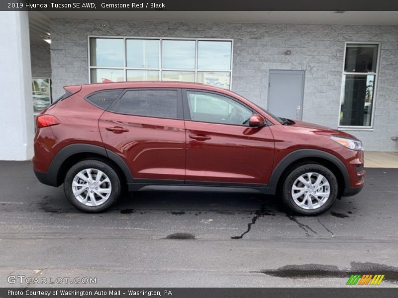 Gemstone Red / Black 2019 Hyundai Tucson SE AWD