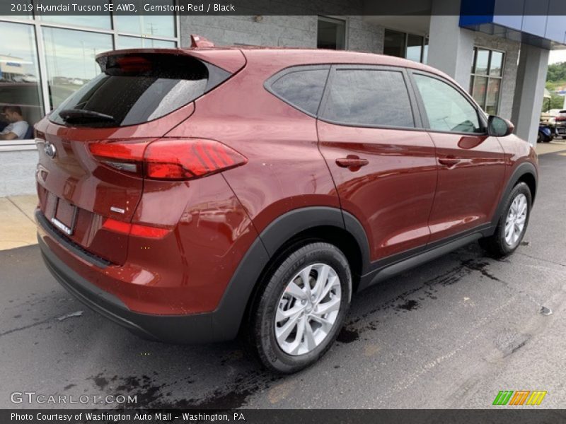 Gemstone Red / Black 2019 Hyundai Tucson SE AWD