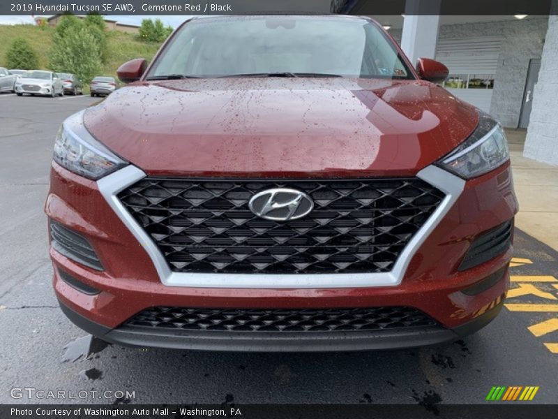 Gemstone Red / Black 2019 Hyundai Tucson SE AWD