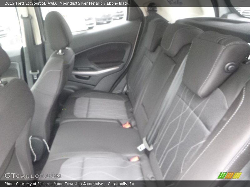 Moondust Silver Metallic / Ebony Black 2019 Ford EcoSport SE 4WD