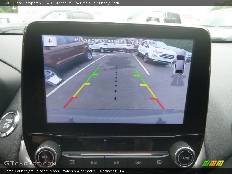 Moondust Silver Metallic / Ebony Black 2019 Ford EcoSport SE 4WD