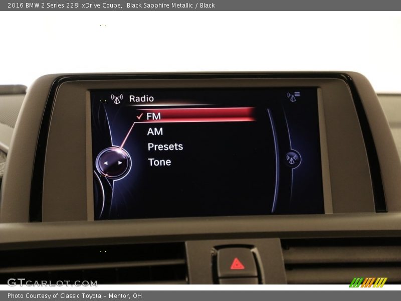 Black Sapphire Metallic / Black 2016 BMW 2 Series 228i xDrive Coupe