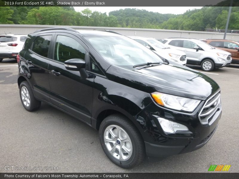 Shadow Black / Ebony Black 2019 Ford EcoSport SE 4WD