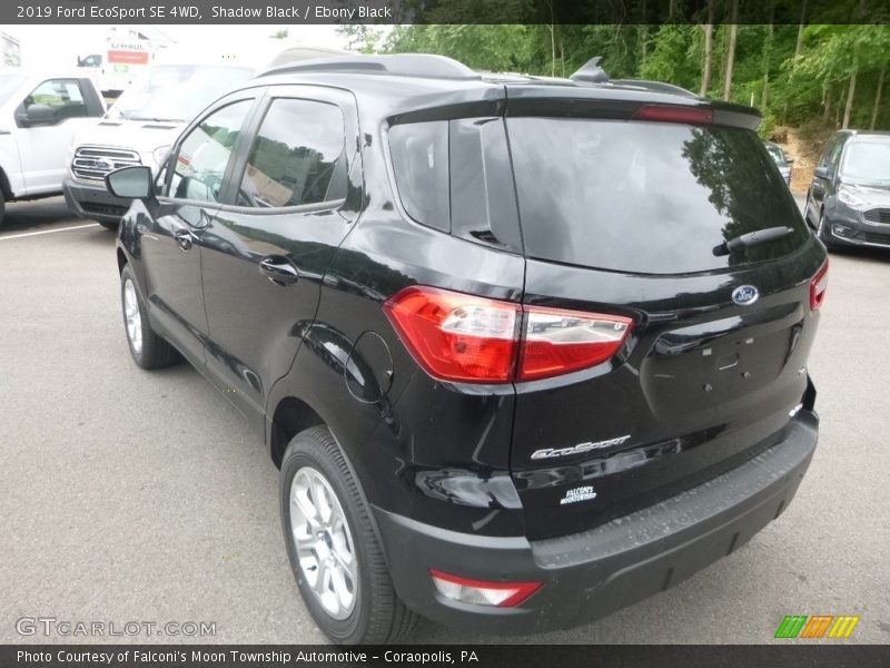 Shadow Black / Ebony Black 2019 Ford EcoSport SE 4WD