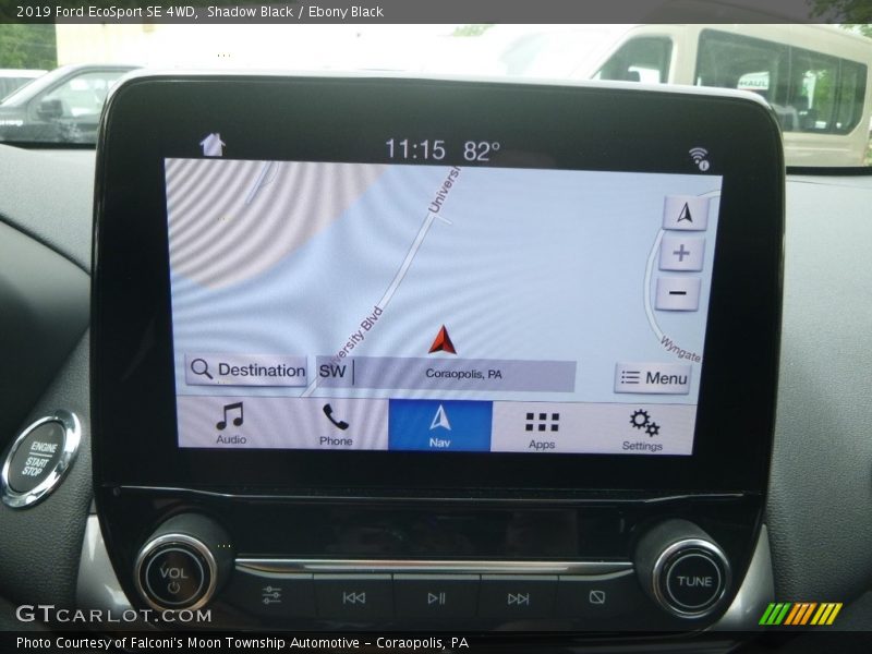 Shadow Black / Ebony Black 2019 Ford EcoSport SE 4WD