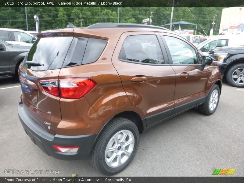Canyon Ridge Metallic / Ebony Black 2019 Ford EcoSport SE 4WD
