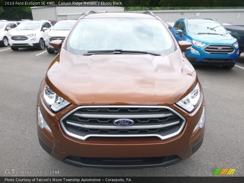 Canyon Ridge Metallic / Ebony Black 2019 Ford EcoSport SE 4WD
