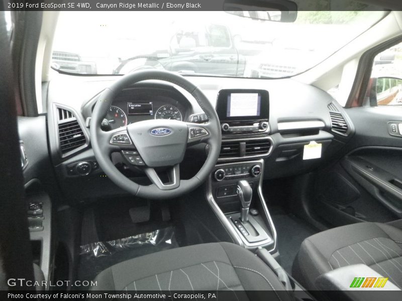 Canyon Ridge Metallic / Ebony Black 2019 Ford EcoSport SE 4WD
