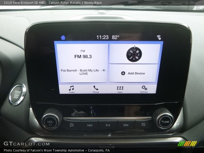 Canyon Ridge Metallic / Ebony Black 2019 Ford EcoSport SE 4WD