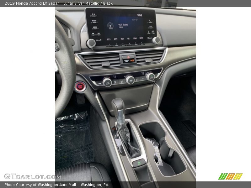 Lunar Silver Metallic / Black 2019 Honda Accord LX Sedan