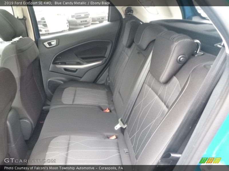 Blue Candy Metallic / Ebony Black 2019 Ford EcoSport SE 4WD