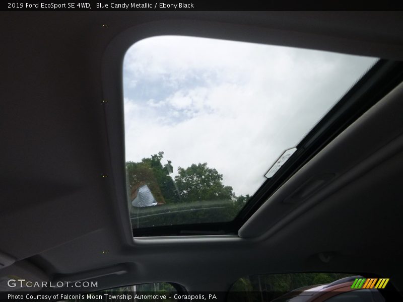Blue Candy Metallic / Ebony Black 2019 Ford EcoSport SE 4WD