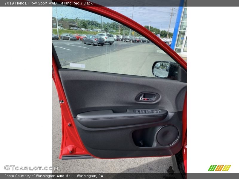 Milano Red / Black 2019 Honda HR-V Sport AWD