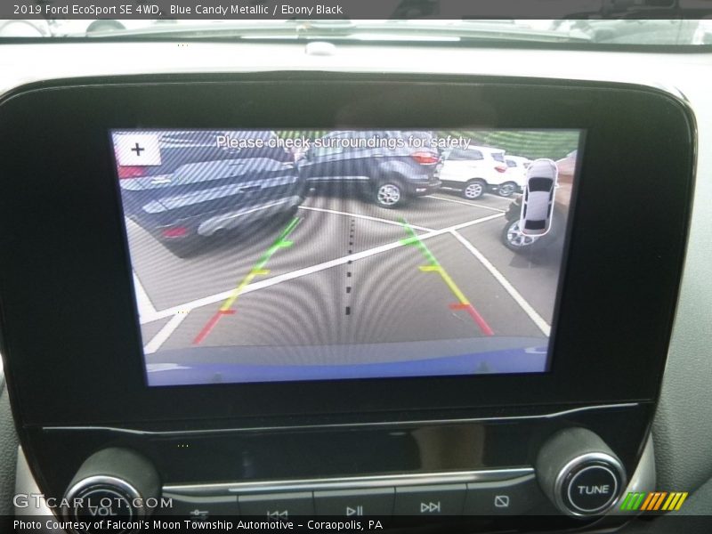 Blue Candy Metallic / Ebony Black 2019 Ford EcoSport SE 4WD