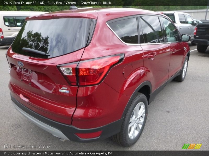 Ruby Red / Chromite Gray/Charcoal Black 2019 Ford Escape SE 4WD