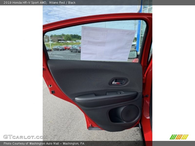 Milano Red / Black 2019 Honda HR-V Sport AWD