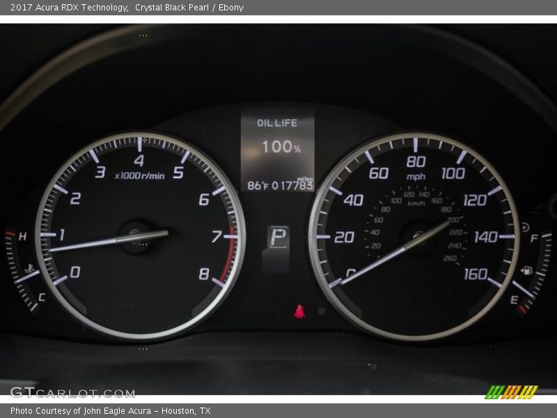 Crystal Black Pearl / Ebony 2017 Acura RDX Technology