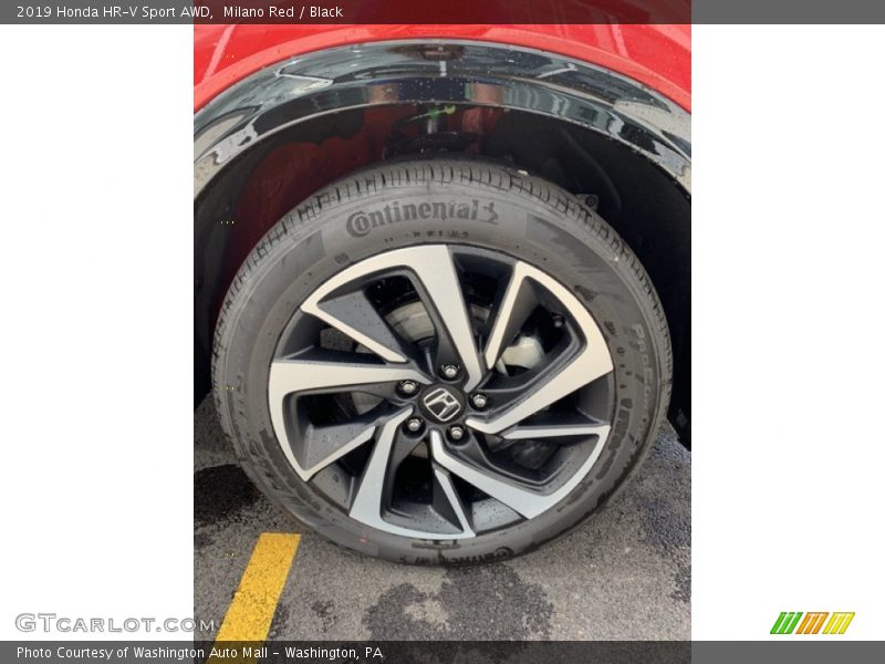 Milano Red / Black 2019 Honda HR-V Sport AWD