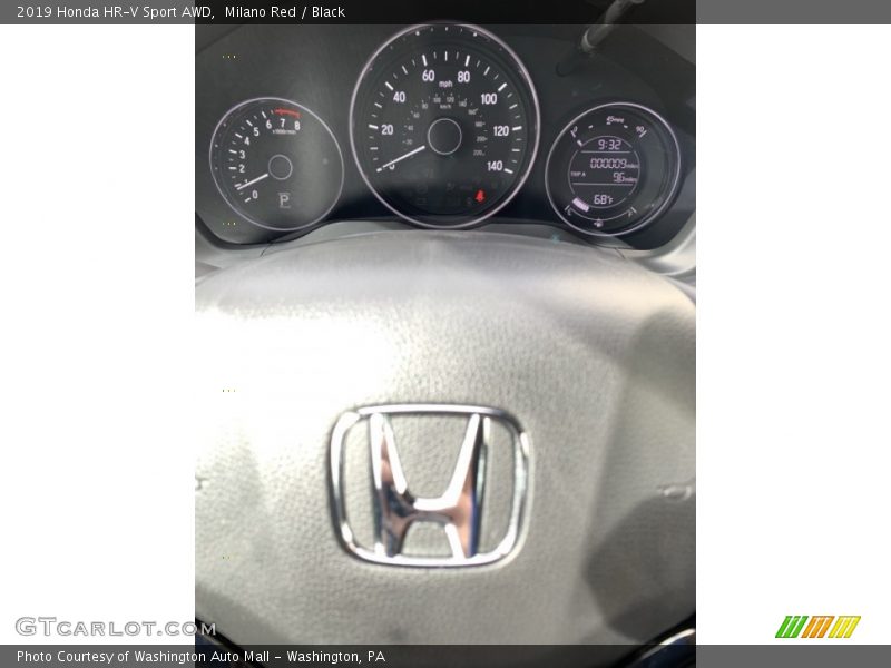 Milano Red / Black 2019 Honda HR-V Sport AWD
