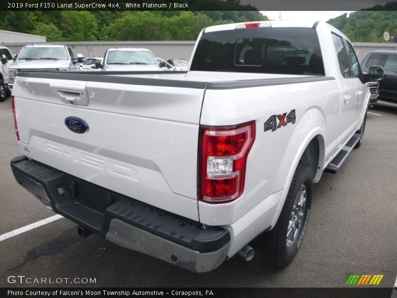 White Platinum / Black 2019 Ford F150 Lariat SuperCrew 4x4