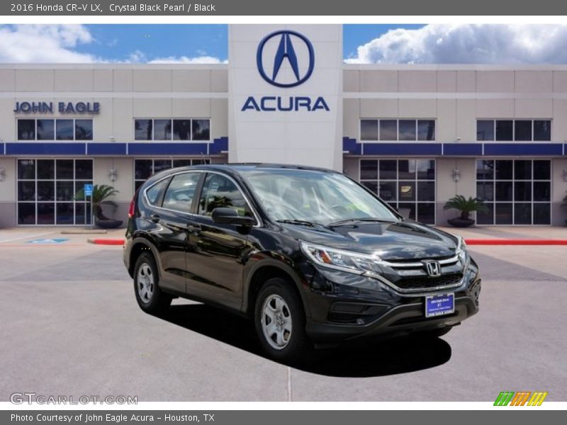 Crystal Black Pearl / Black 2016 Honda CR-V LX