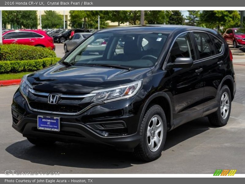 Crystal Black Pearl / Black 2016 Honda CR-V LX