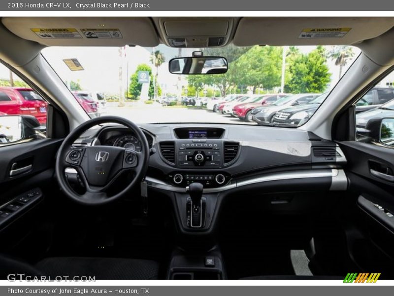 Crystal Black Pearl / Black 2016 Honda CR-V LX