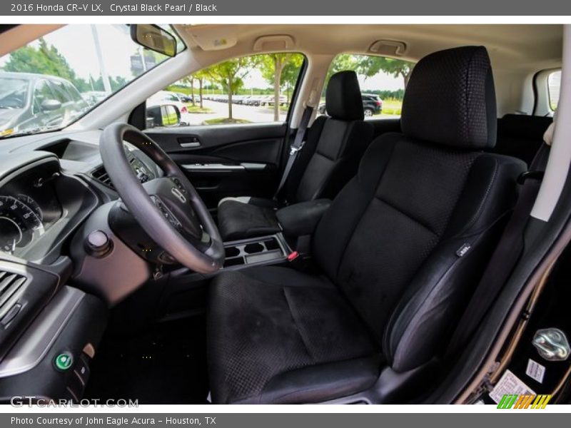 Crystal Black Pearl / Black 2016 Honda CR-V LX