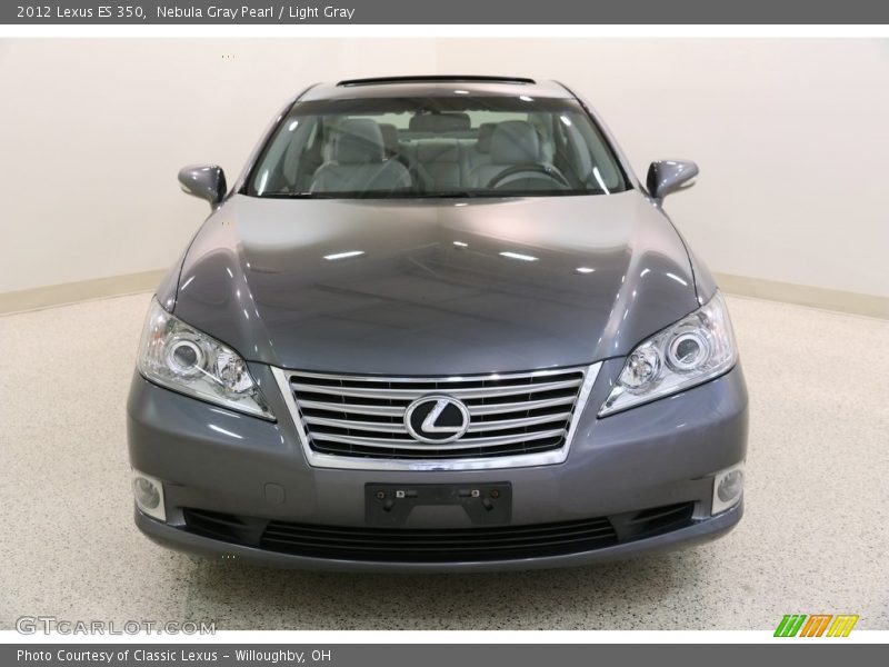 Nebula Gray Pearl / Light Gray 2012 Lexus ES 350