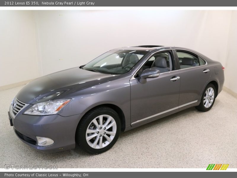 Nebula Gray Pearl / Light Gray 2012 Lexus ES 350