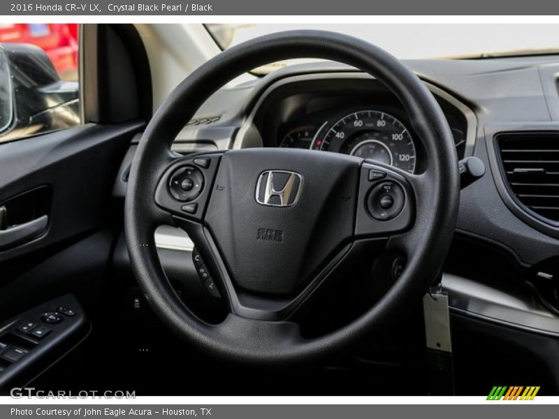 Crystal Black Pearl / Black 2016 Honda CR-V LX