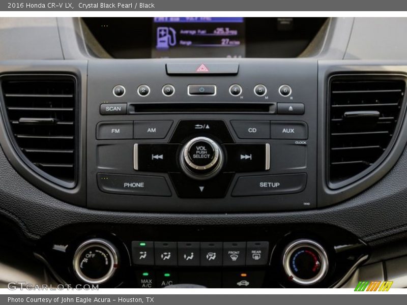 Crystal Black Pearl / Black 2016 Honda CR-V LX