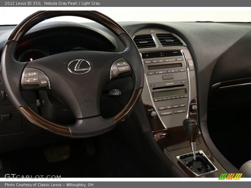 Nebula Gray Pearl / Light Gray 2012 Lexus ES 350
